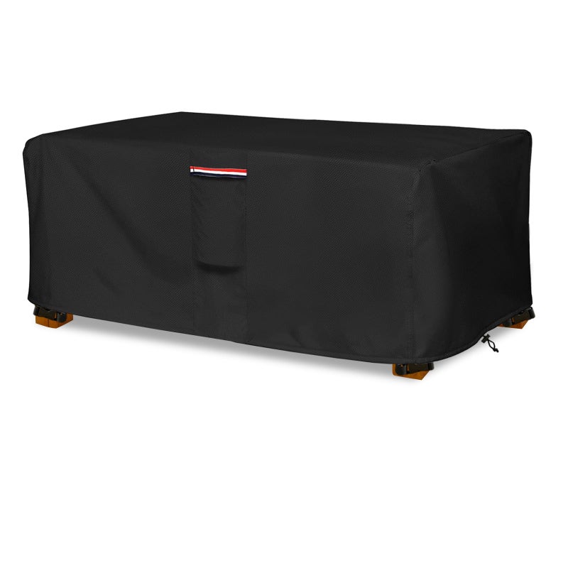 okcool Outdoor Coffee Table Cover,Waterproof Rectangular Patio Small Side Table Cover,48 x 28 x 16 inch, Outdoor Table Covers Waterproof Rectangle,Black - Image 1
